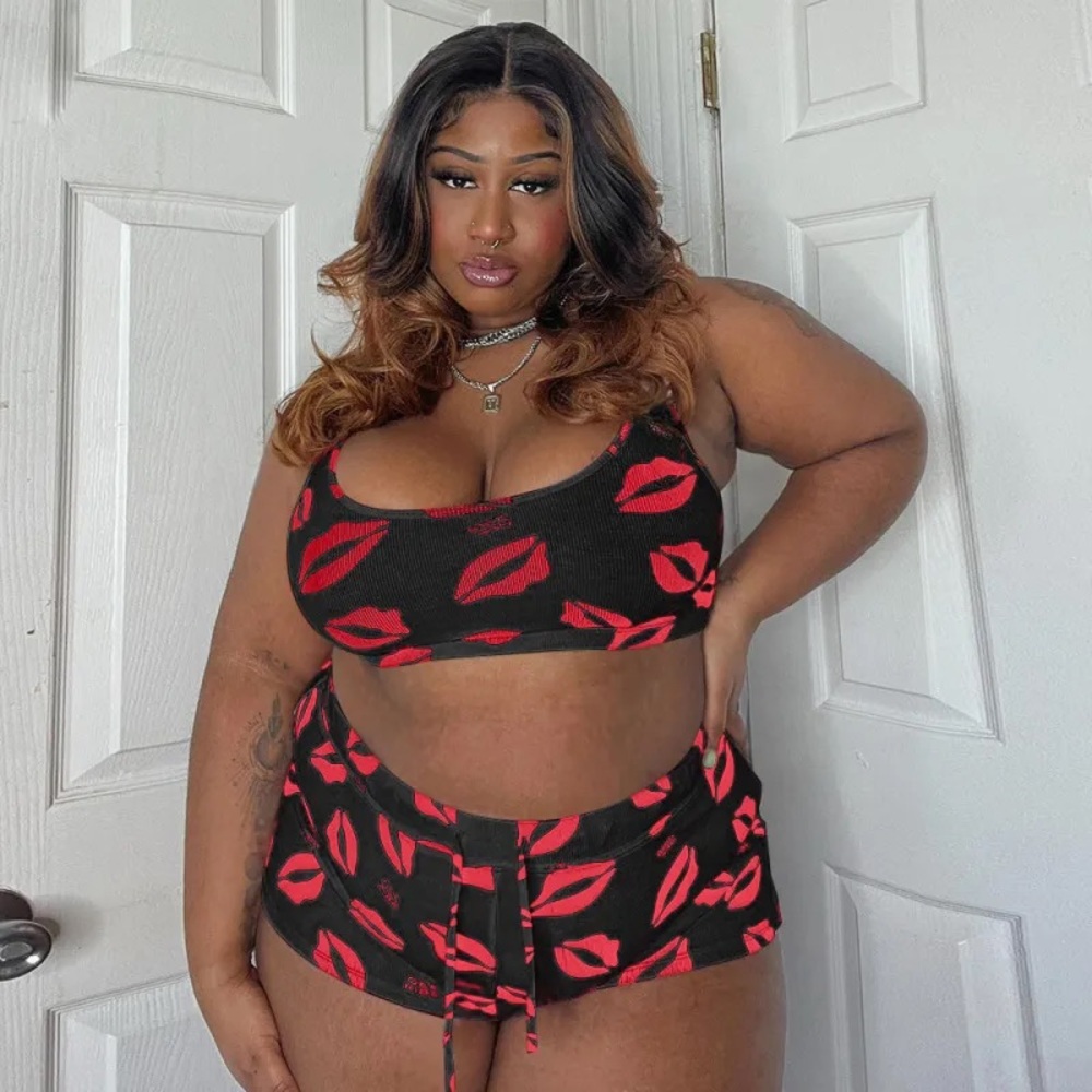 Plus Size Sexy Lounge Set